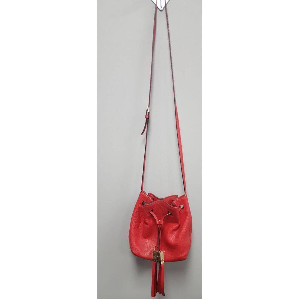 Kate Spade Tiny Cooper Red Pebbled Leather Crossbody Bag with COA - Picture 13 of 14